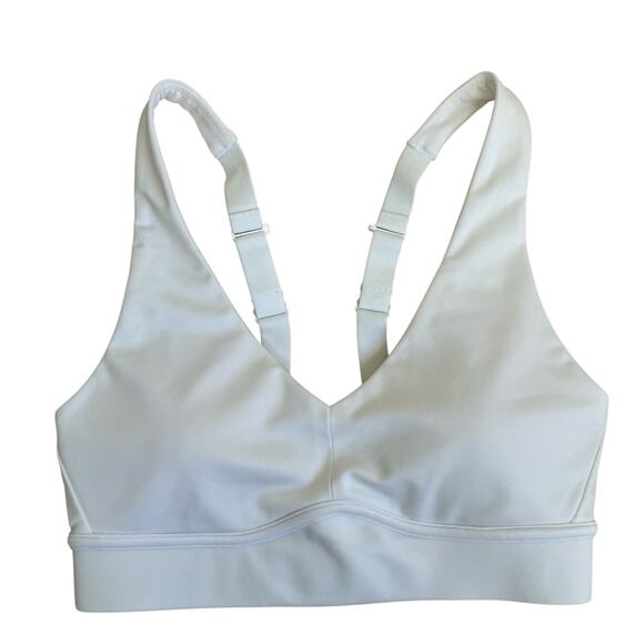 Fabletics Sz S All Day Every Day Adjustable Bra Sports Bra in White NWT - Picture 4 of 16